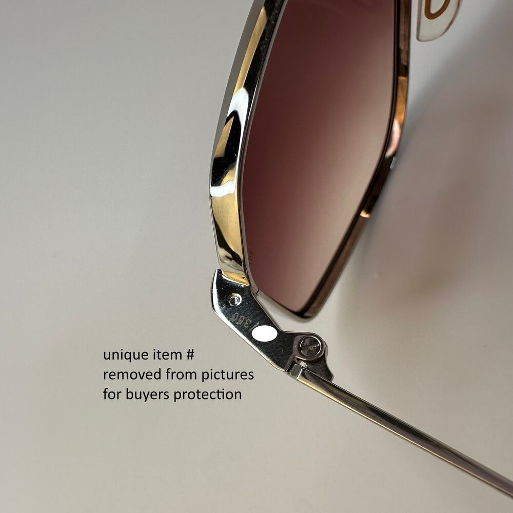 Jacques Marie Mage Jagger Empire Aviator Sunglasses Titanium x/350 Burgundy - Picture 12 of 16